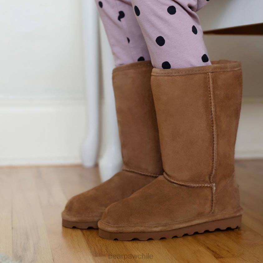 botas BEARPAW elle alto joven nuez dura niños PD28586