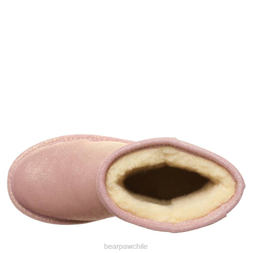 botas BEARPAW elle juventud exótica brillo rosa niños PD28600