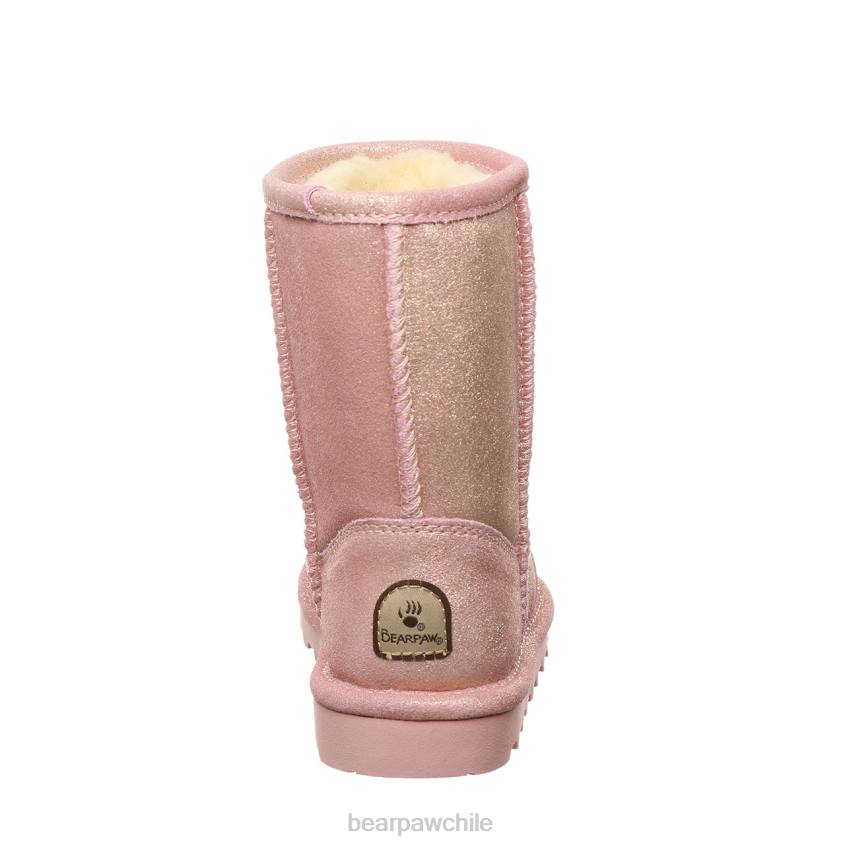 botas BEARPAW elle juventud exótica brillo rosa niños PD28600