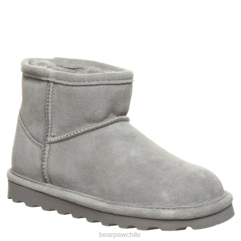 botas BEARPAW juventud alyssa niebla gris niños PD28567