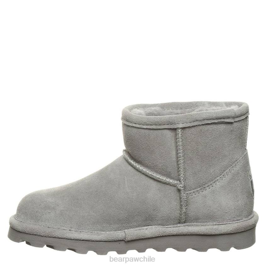 botas BEARPAW juventud alyssa niebla gris niños PD28567