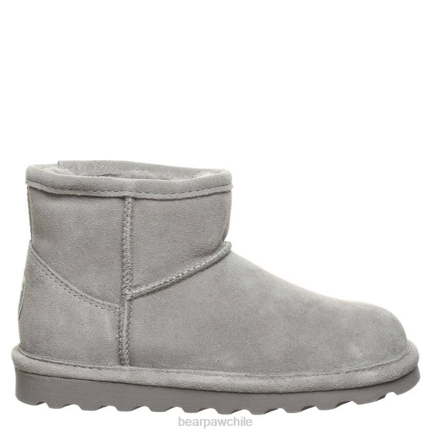 botas BEARPAW juventud alyssa niebla gris niños PD28567