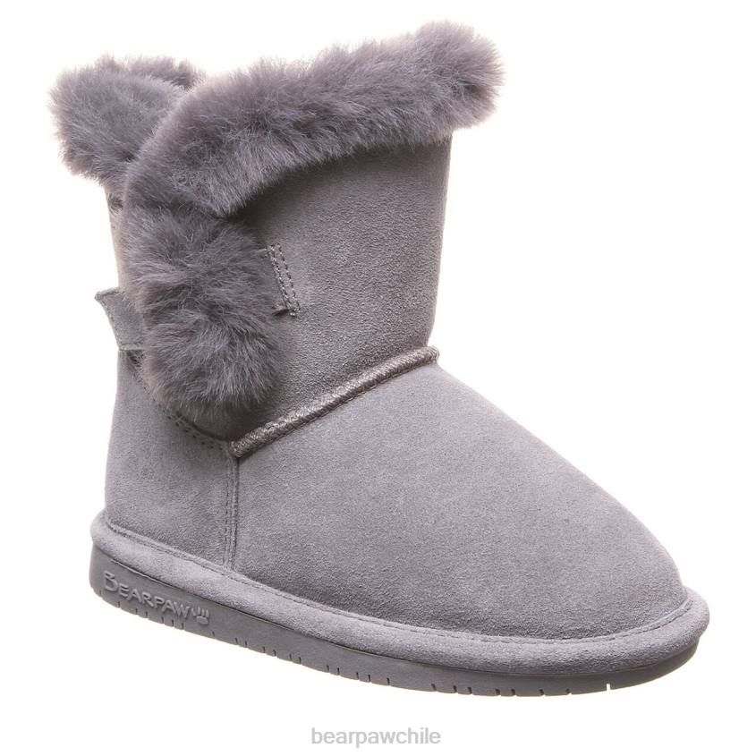 botas BEARPAW juventud betsey niebla gris niños PD28585