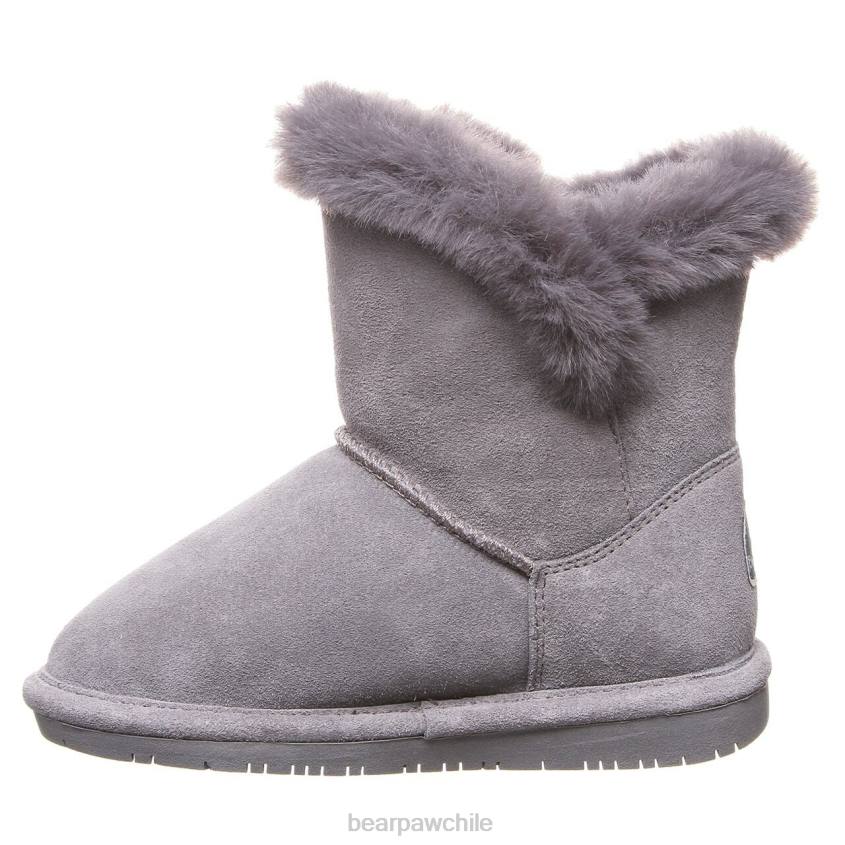 botas BEARPAW juventud betsey niebla gris niños PD28585