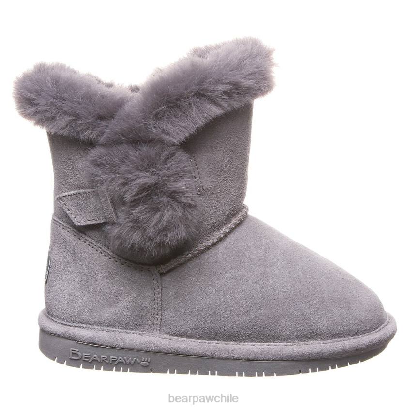 botas BEARPAW juventud betsey niebla gris niños PD28585