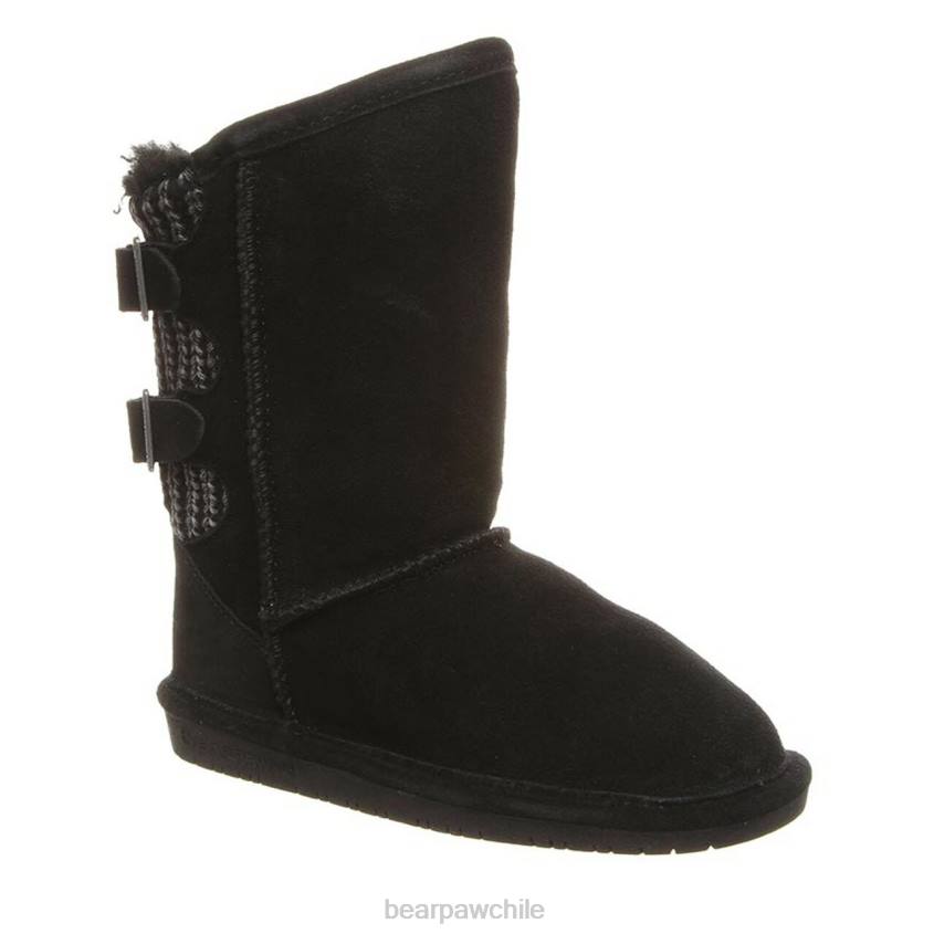 botas BEARPAW juventud boshie negro nunca mojado niños PD28607