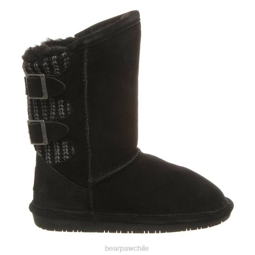botas BEARPAW juventud boshie negro nunca mojado niños PD28607