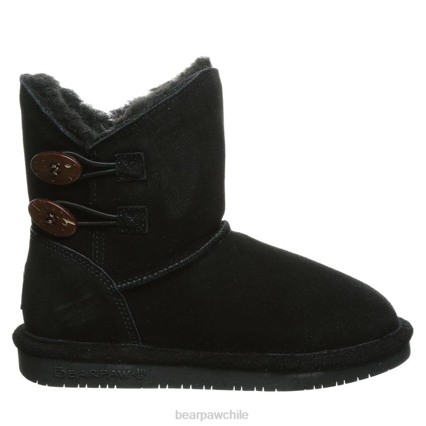 botas BEARPAW juventud rosalina negro niños PD28602