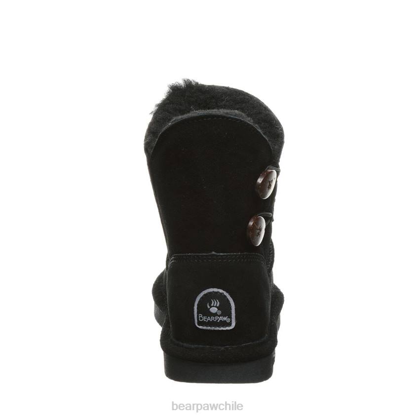 botas BEARPAW juventud rosalina negro niños PD28602