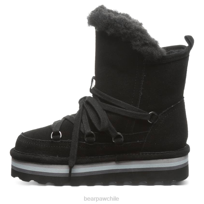 botas BEARPAW retro mondi juvenil negro niños PD28599
