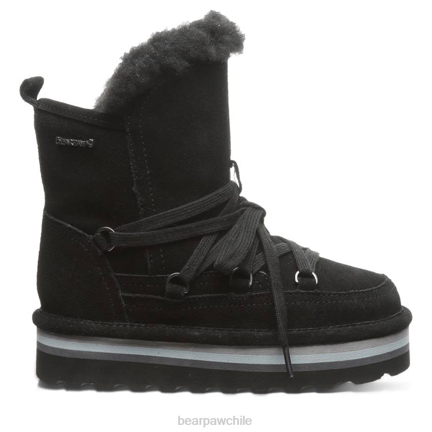 botas BEARPAW retro mondi juvenil negro niños PD28599