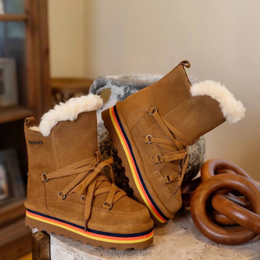 botas BEARPAW retro mondi juvenil nuez dura niños PD28598