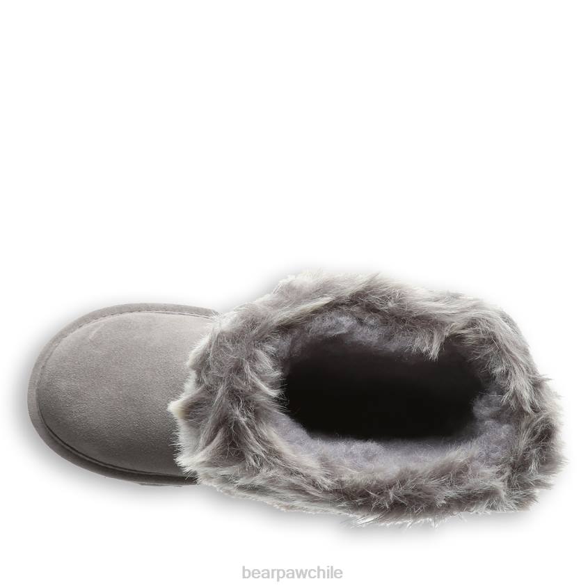 botas BEARPAW retro tama juvenil niebla gris niños PD28597