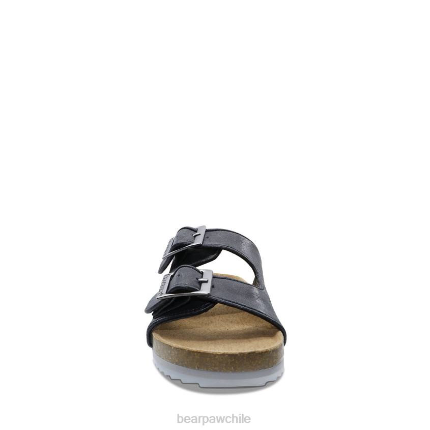 sandalias BEARPAW juventud de brooklyn negro niños PD28620