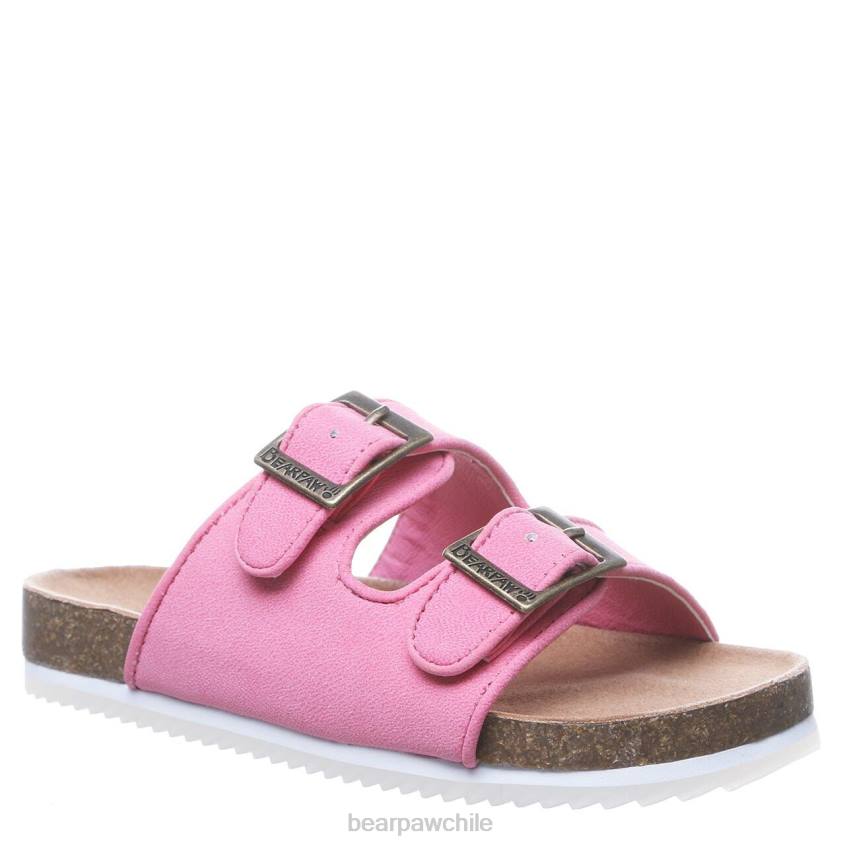 sandalias BEARPAW juventud de brooklyn rosa caramelo niños PD28628