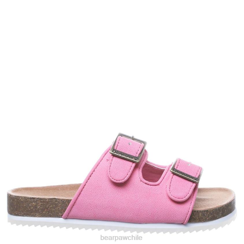 sandalias BEARPAW juventud de brooklyn rosa caramelo niños PD28628