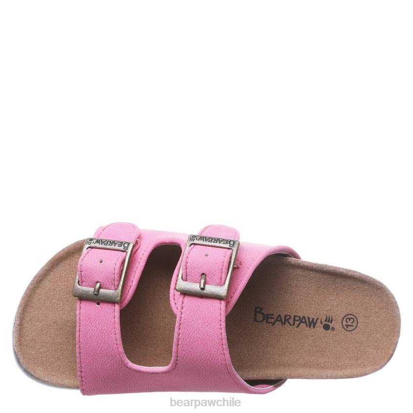 sandalias BEARPAW juventud de brooklyn rosa caramelo niños PD28628
