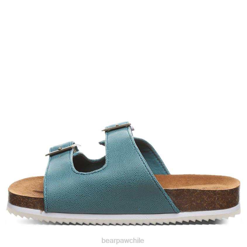 sandalias BEARPAW juventud de brooklyn verde azulado niños PD28624