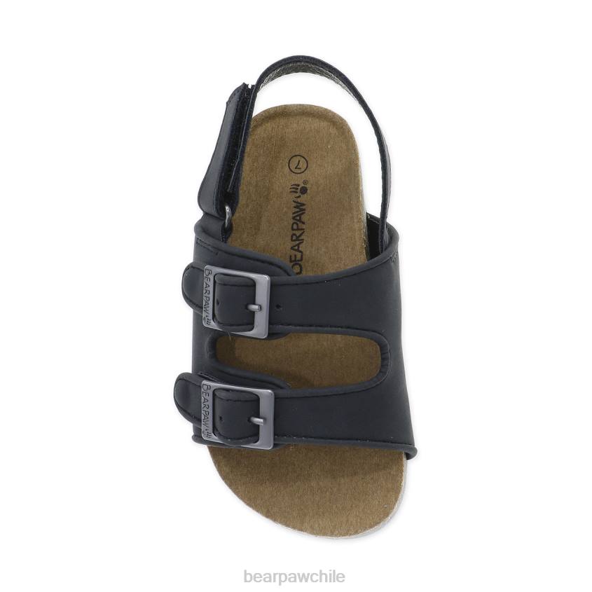 sandalias BEARPAW niño de brooklyn negro niños PD28621