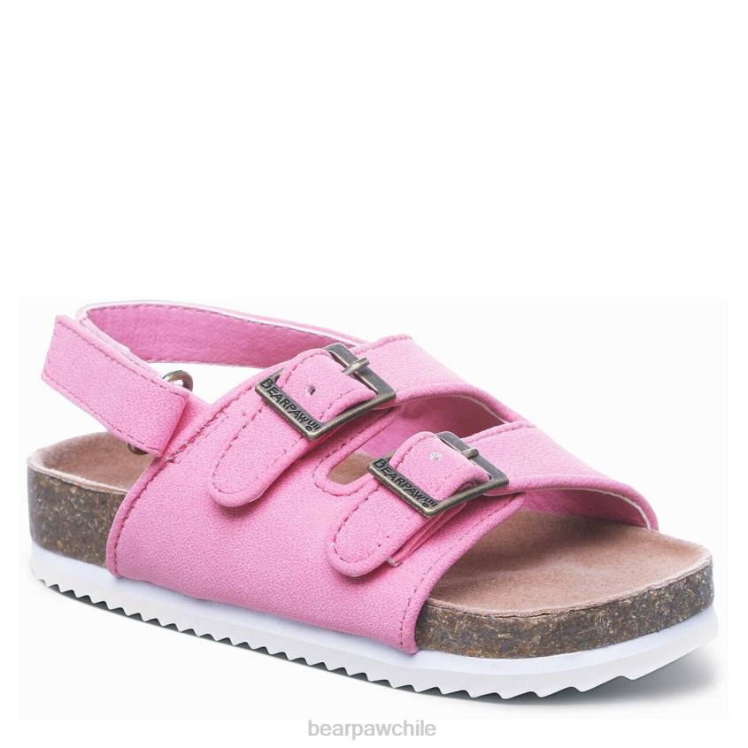 sandalias BEARPAW niño de brooklyn rosa caramelo niños PD28630