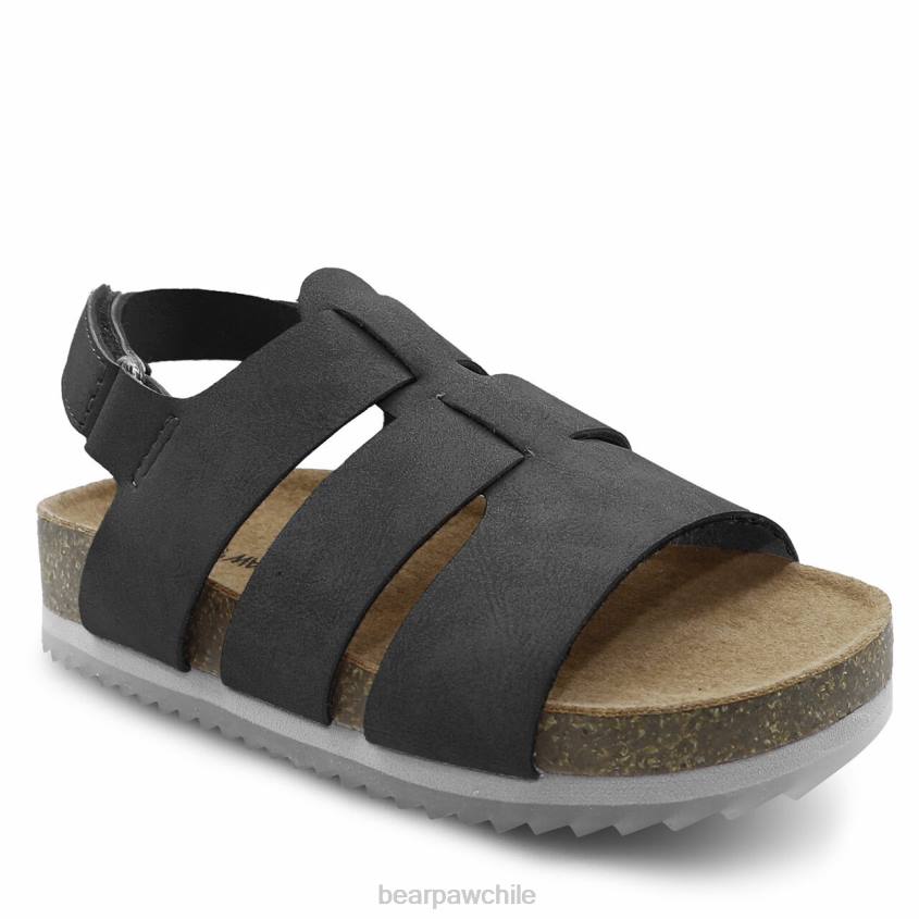 sandalias BEARPAW niño zaidee negro niños PD28623