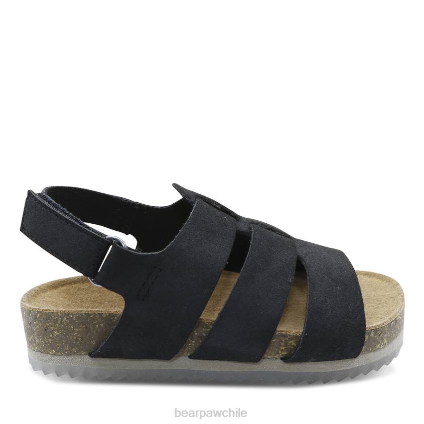 sandalias BEARPAW niño zaidee negro niños PD28623