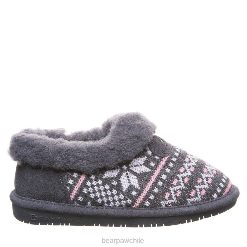 zapatillas BEARPAW juventud alicia carbón niños PD28618
