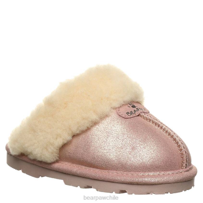 zapatillas BEARPAW juventud loki brillo rosa niños PD28609