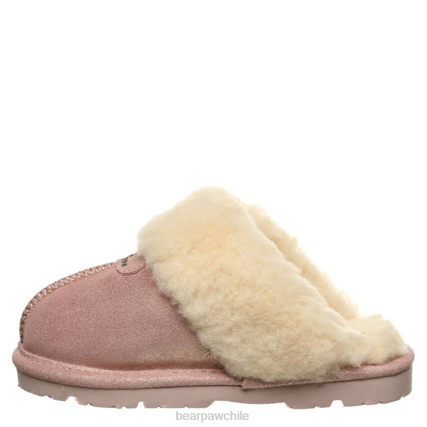 zapatillas BEARPAW juventud loki brillo rosa niños PD28609