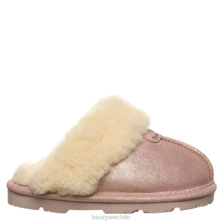zapatillas BEARPAW juventud loki brillo rosa niños PD28609