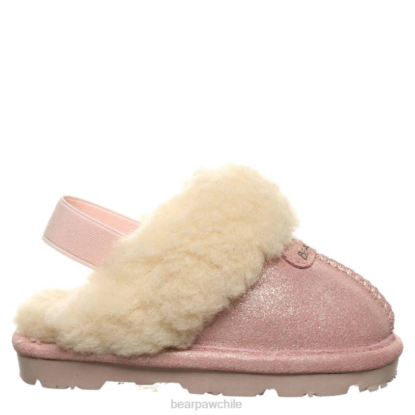 zapatillas BEARPAW niño loki brillo rosa niños PD28612