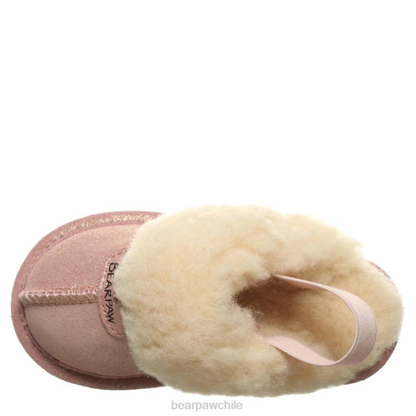 zapatillas BEARPAW niño loki brillo rosa niños PD28612