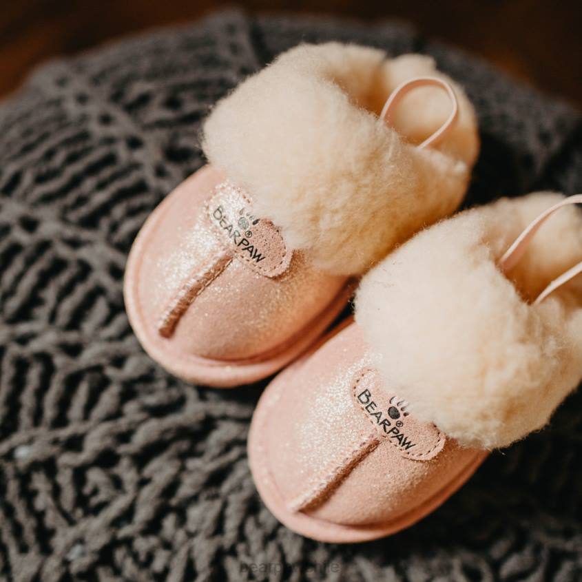 zapatillas BEARPAW niño loki brillo rosa niños PD28612